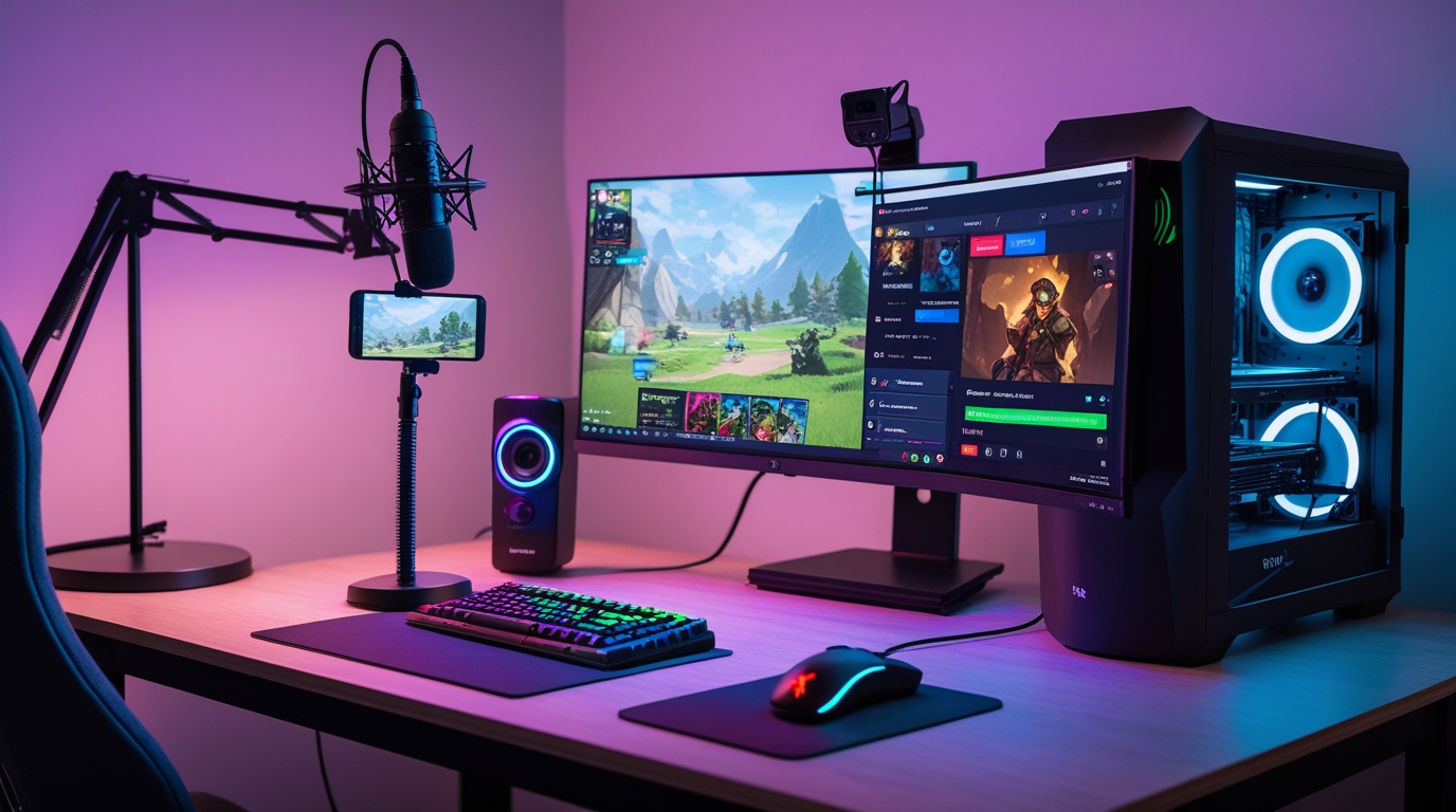 Como Configurar um Stream de Jogos com Qualidade Profissional Usando Equipamentos Acessíveis