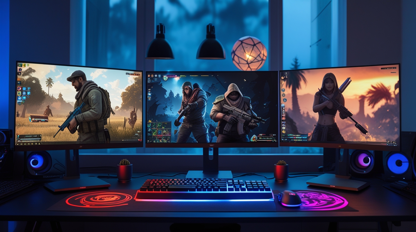 Guia completo: Como escolher o melhor monitor para diferentes gêneros de jogos